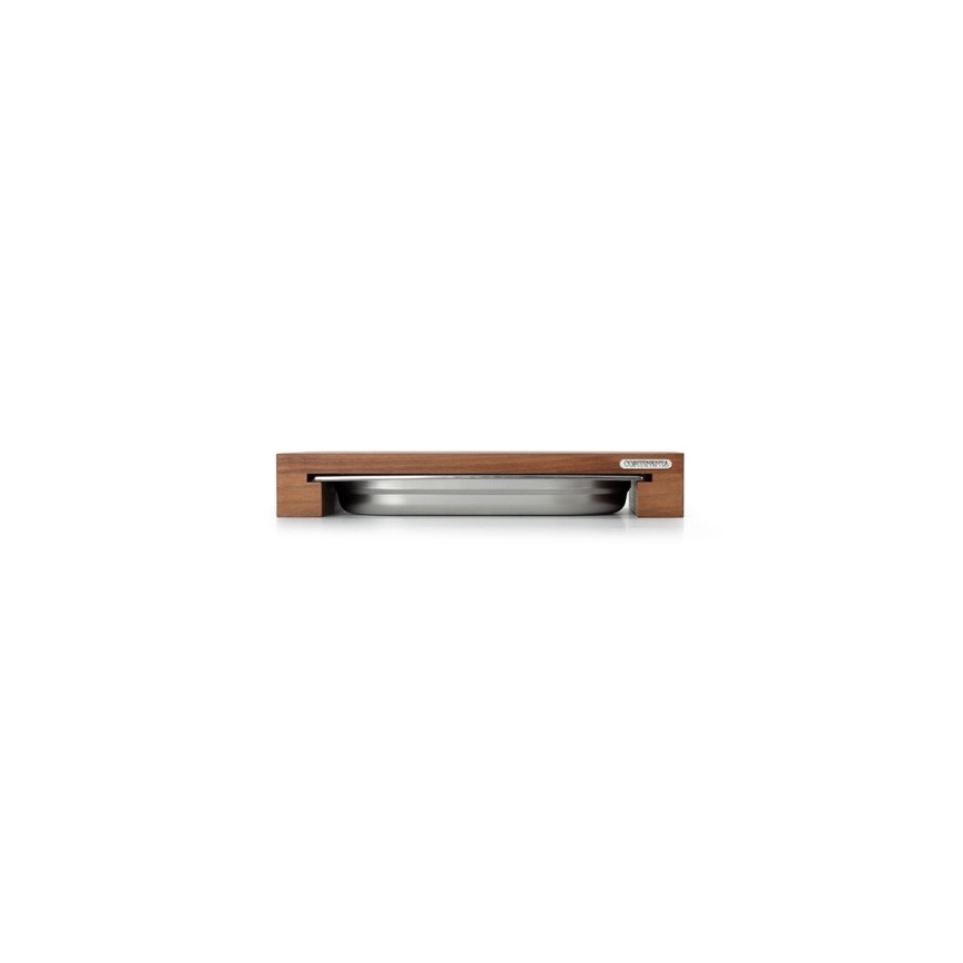 Continenta C4210 - Tagliere da cucina con ciotola in noce 39 x 27 cm