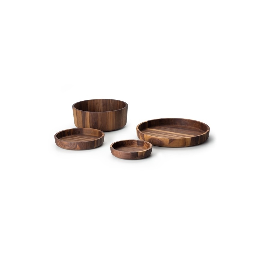 Continenta C4233 – Holzschale 20x4,3 cm Walnussholz