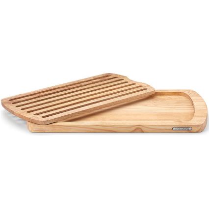 Continente C3078 - Tagliere da cucina per pane 45x26 cm gomma fig