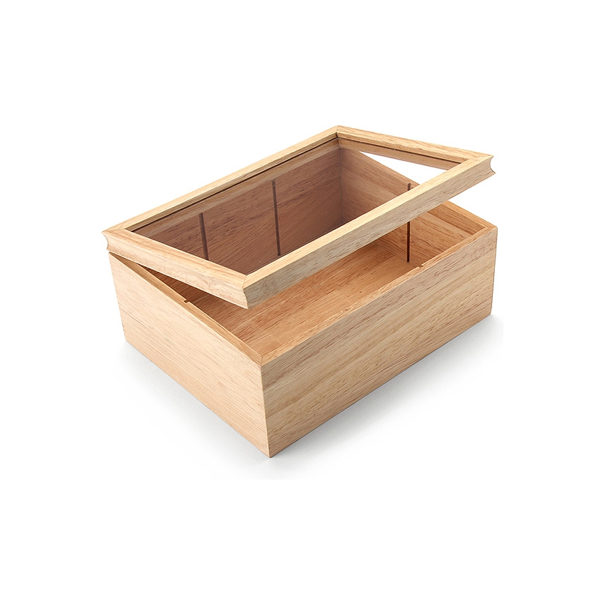 Continente C3290 - Scatola per bustine di tè 23x17,5 cm gomma fig