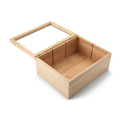 Continente C3290 - Scatola per bustine di tè 23x17,5 cm gomma fig