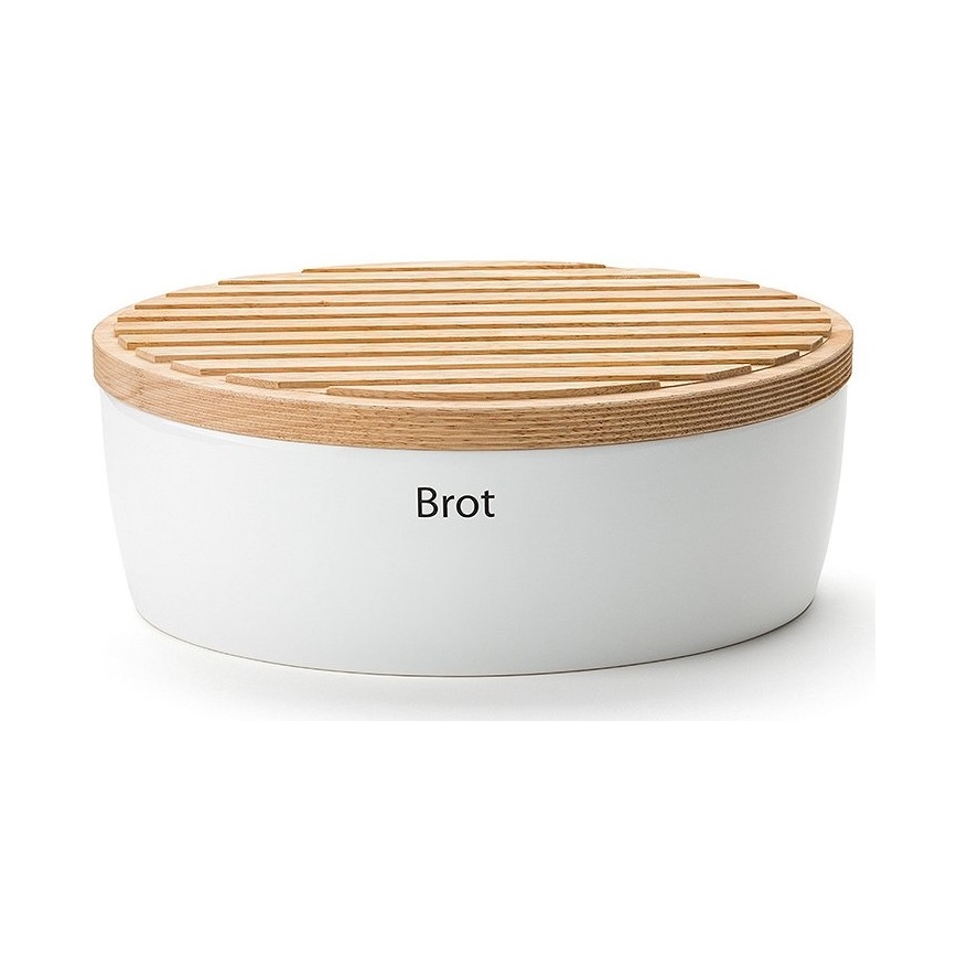 Continente C3930 - Portapane 13,5x30 cm bianco/beige