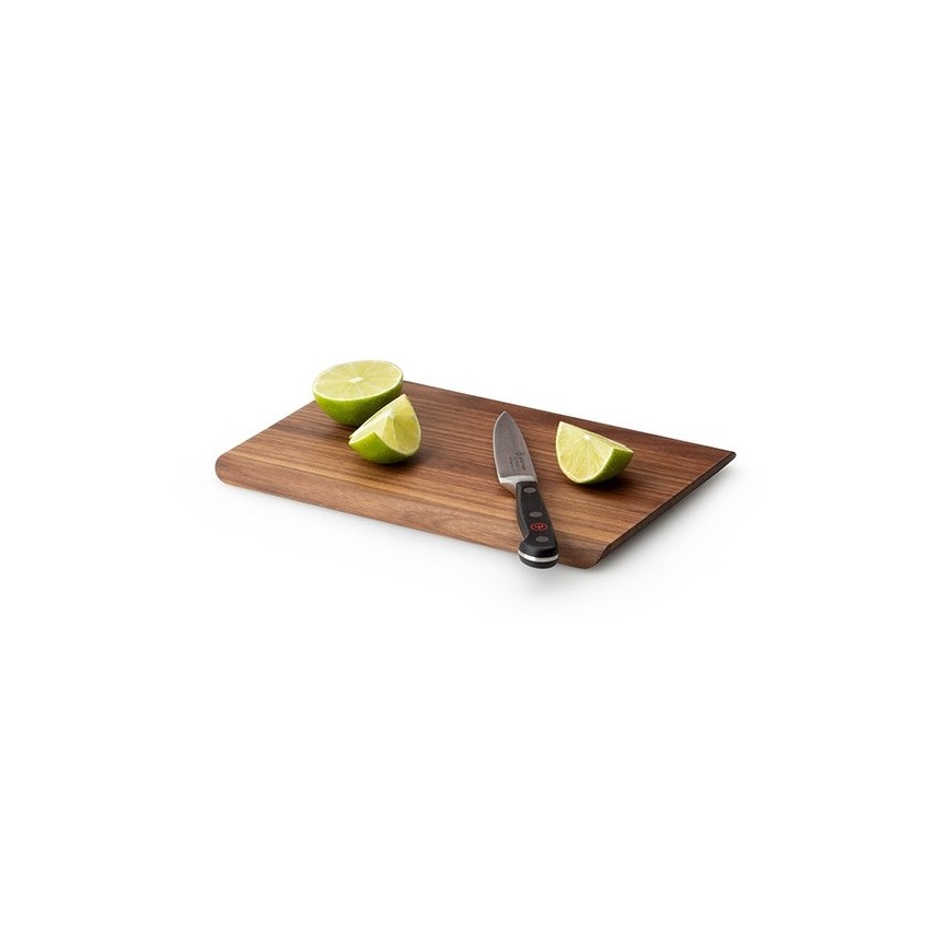 Continente C4220 - Tagliere da cucina 24x16 cm in legno di noce