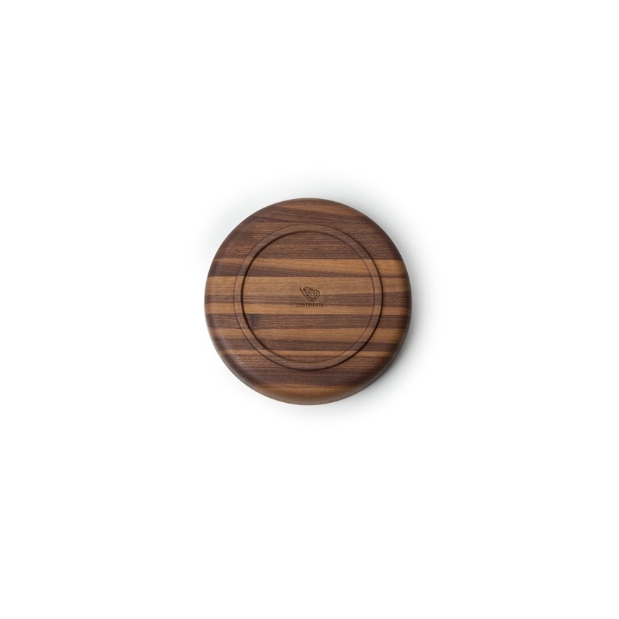 Continente C4233 - Ciotola in legno 20x4,3 cm in legno di noce