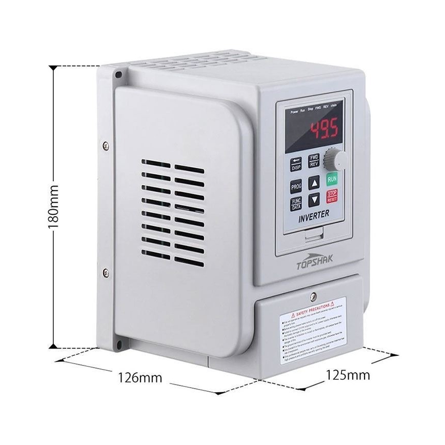 Convertitore di frequenza per motori trifase 230V/12A