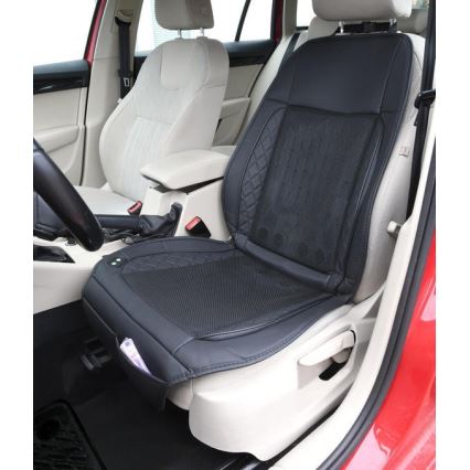 Coprisedile per auto con ventilazione 10W/12V nero