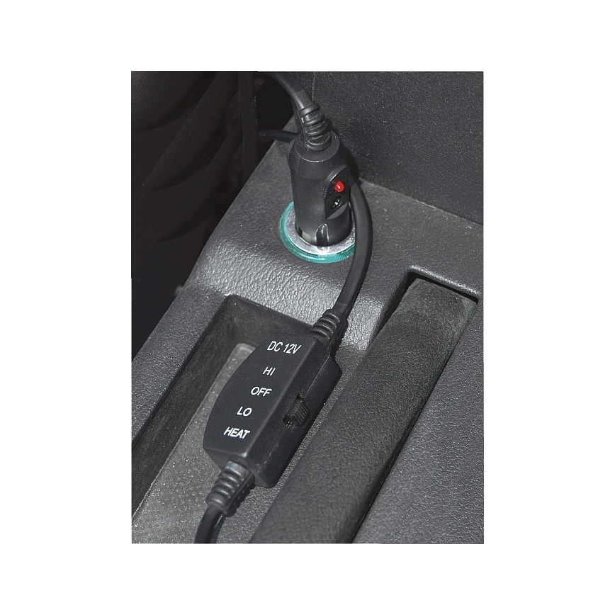 Coprisedile riscaldato con termostato 12V grigio/nero