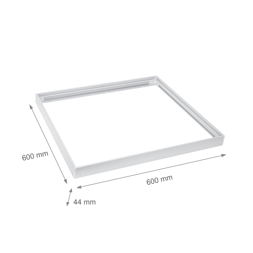 Cornice in metallo per l'installazione di pannelli LED 600x600 mm bianco