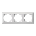Cornice per interruttori 3P bianca