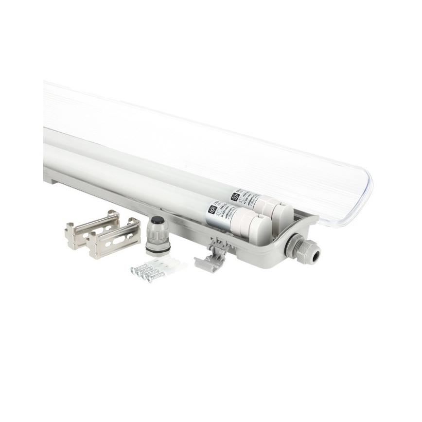 Corpo illuminante tecnico LED per tubi T8 2xG13/18W/230V 4000K IP65 127 cm