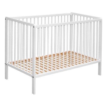 COSING - Babybett 120x60 cm Buche/weiß