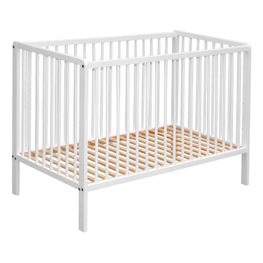 COSING - Babybett 120x60 cm Buche/weiß