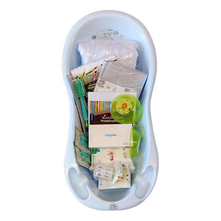 COSING - Kit de démarrage de 16 pièces pour nouveau-né, bleu