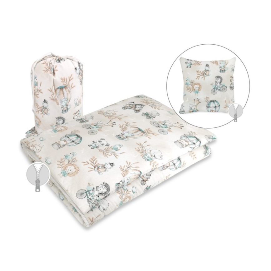 COSING - Reiseschlafsack mit Kissen Zoo