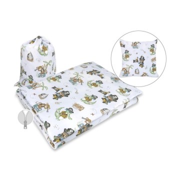 COSING - Sac de couchage de voyage avec coussin, motif Pirates