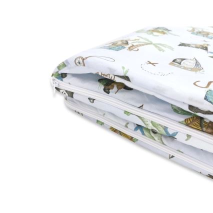 COSING - Sac de couchage de voyage avec coussin, motif Pirates