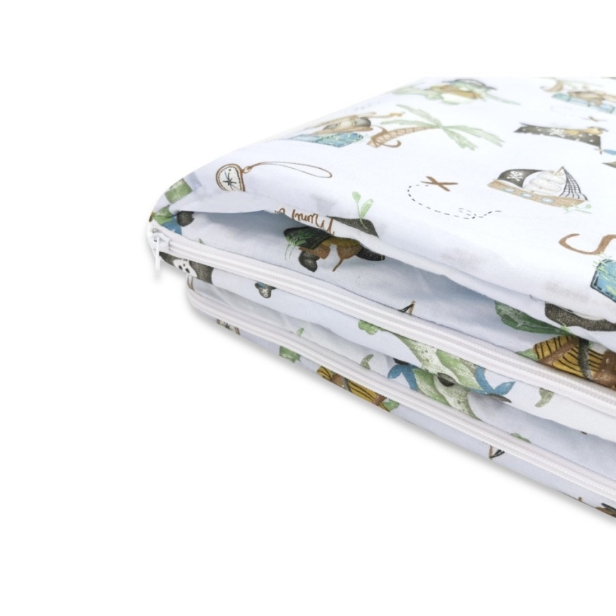 COSING - Sac de couchage de voyage avec coussin, motif Pirates