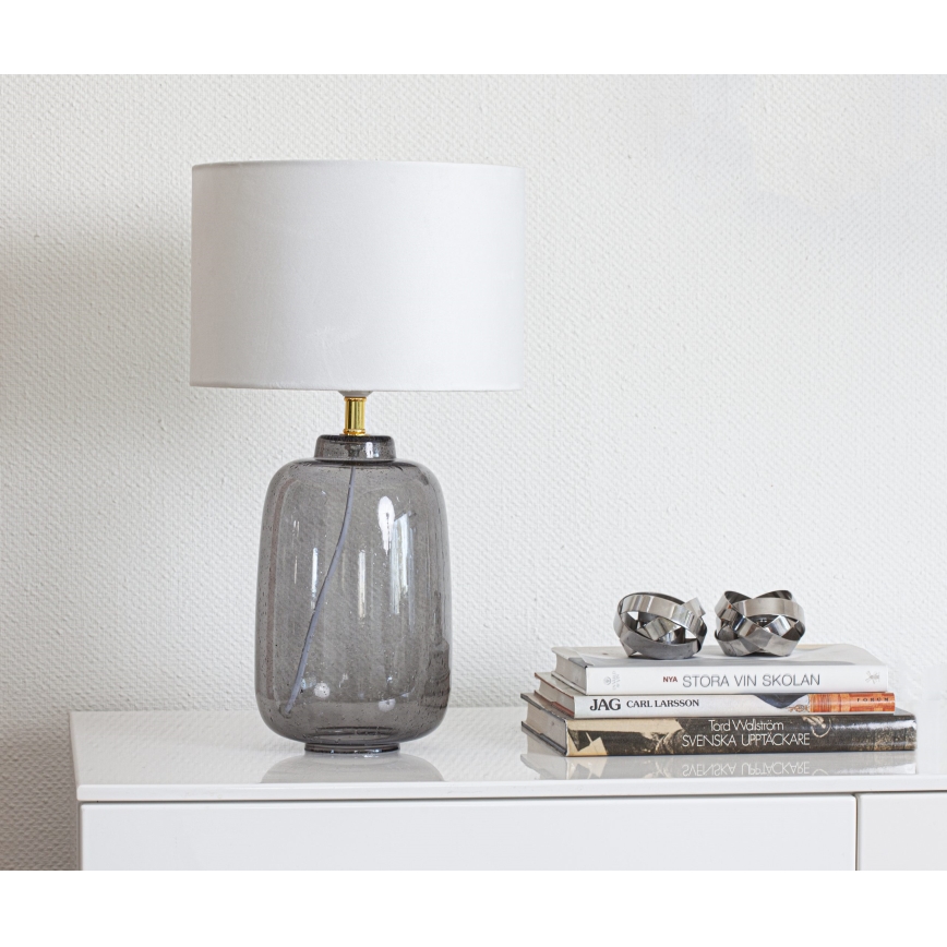 Cottex - Tischlampe BLAKE 1xE27/8W/230V grau