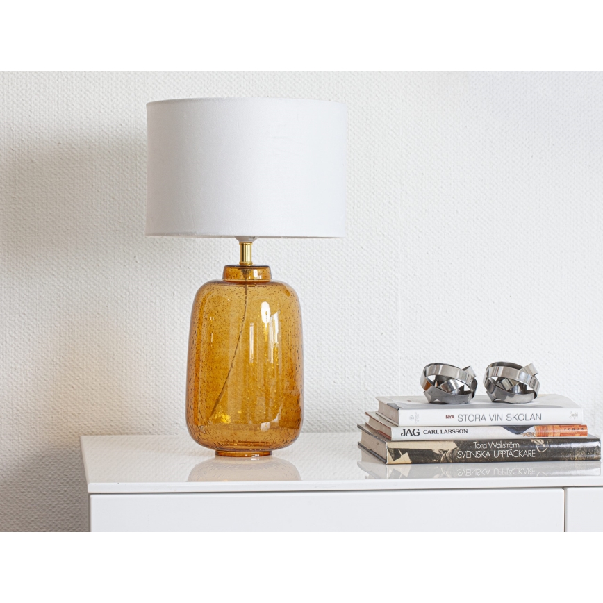 Cottex - Lampada da tavolo BLAKE 1xE27/8W/230V marrone