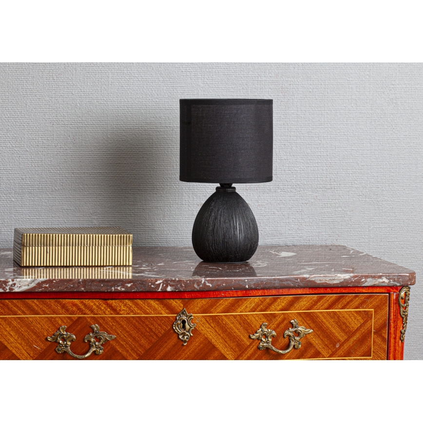 Cottex - Lampe de table MADISON 1xE14/8W/230V noire