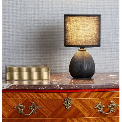 Cottex - Lampe de table MADISON 1xE14/8W/230V noire