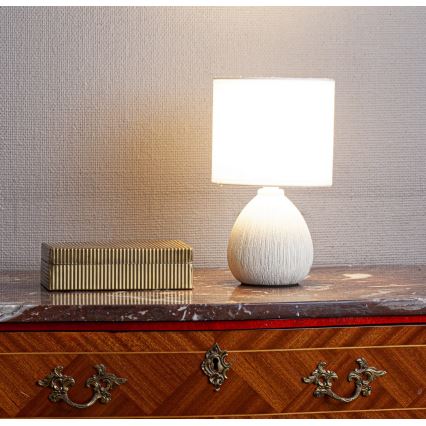 Cottex - Lampada da tavolo MADISON 1xE14/8W/230V colore crema