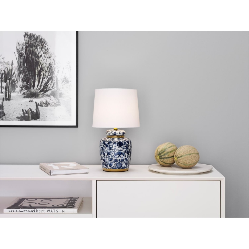 Cottex - Tischlampe KLASSISK 1xE14/40W/230V blau