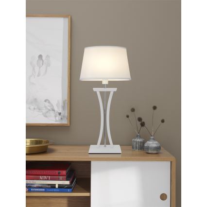 Cottex - Lampada da tavolo NEW CHELSEA 1xE14/40W/230V bianca