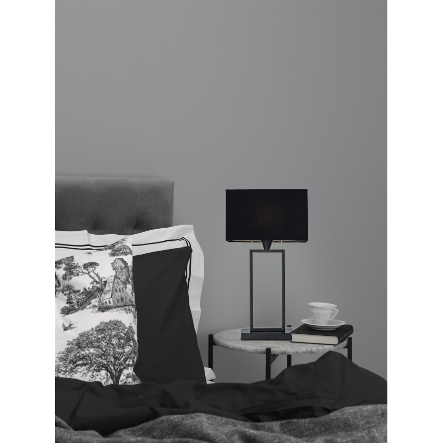 Cottex - Lampada da tavolo KENSINGTON 1xE14/40W/230V nera