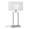 Cottex - Lampada da tavolo KENSINGTON 1xE14/40W/230V argento