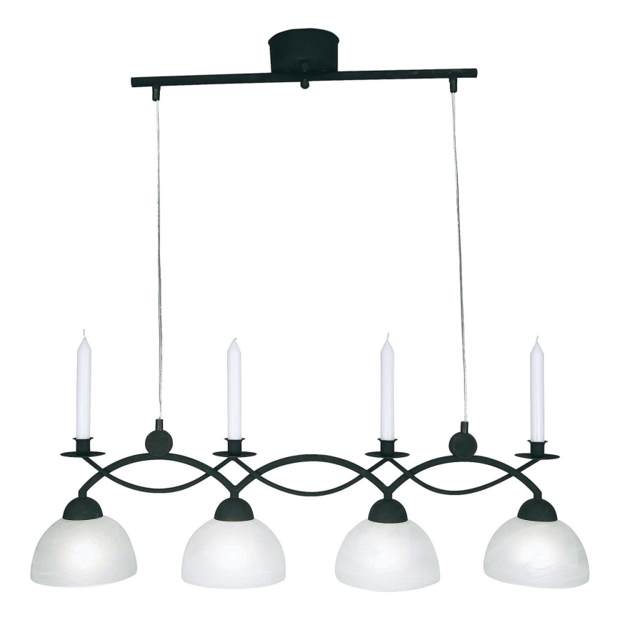 Cottex - Lampadario a sospensione FLORENS su cavo 4xE14/40W/230V