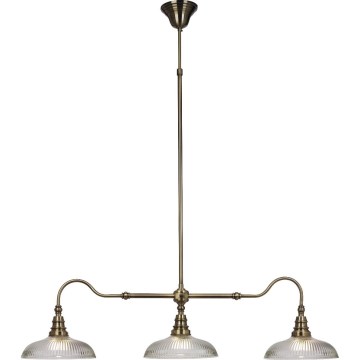 Cottex - Lampadario con asta SNOOKER 3xE27/60W/230V