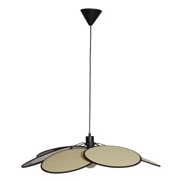 Cottex - Suspension sur câble WINF 1xE27/8W/230V beige/noir
