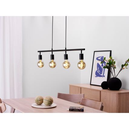 Cottex - Lampadario a sospensione ARC 4xE27/60W/230V