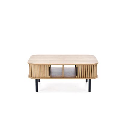 Couchtisch CASA 90 x 50 cm, braun/schwarz