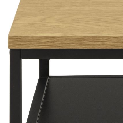 Couchtisch CORA Eiche/schwarz