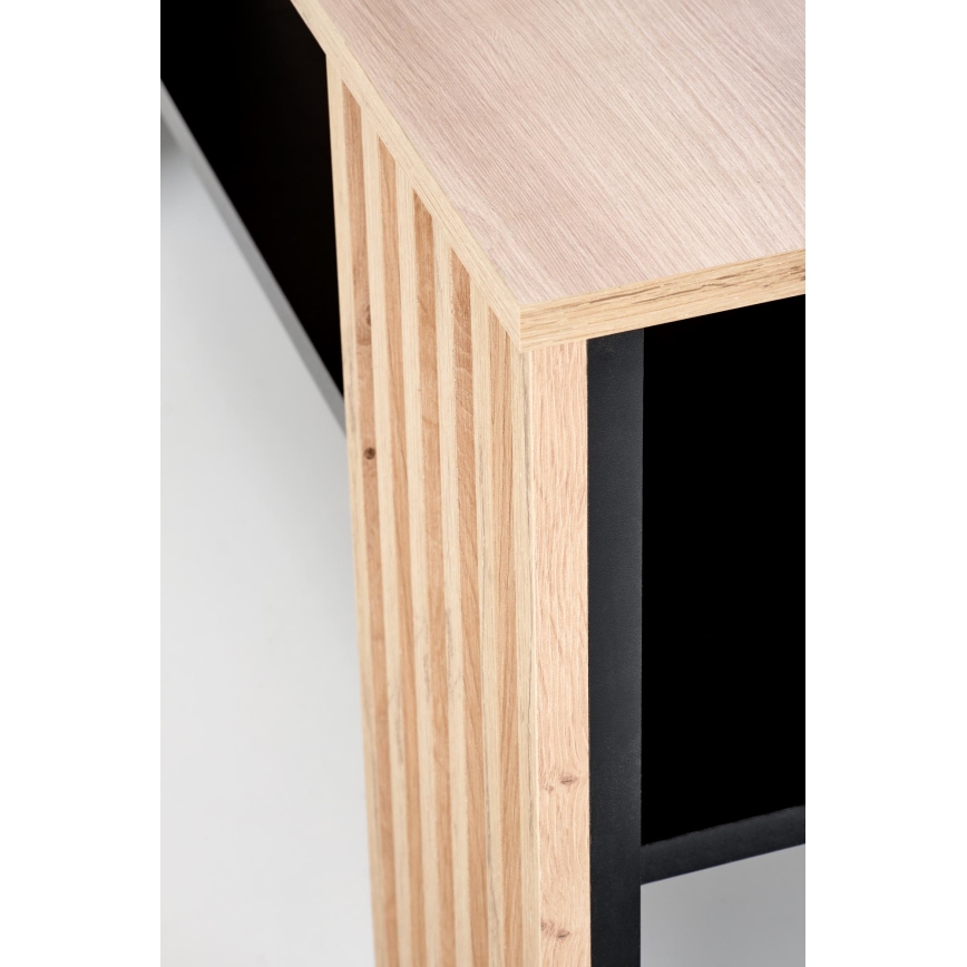 Couchtisch FORMA 110x65 cm braun/schwarz