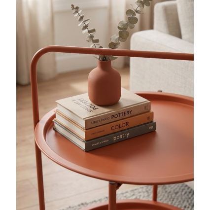 Couchtisch HAGE 50x66 cm orange