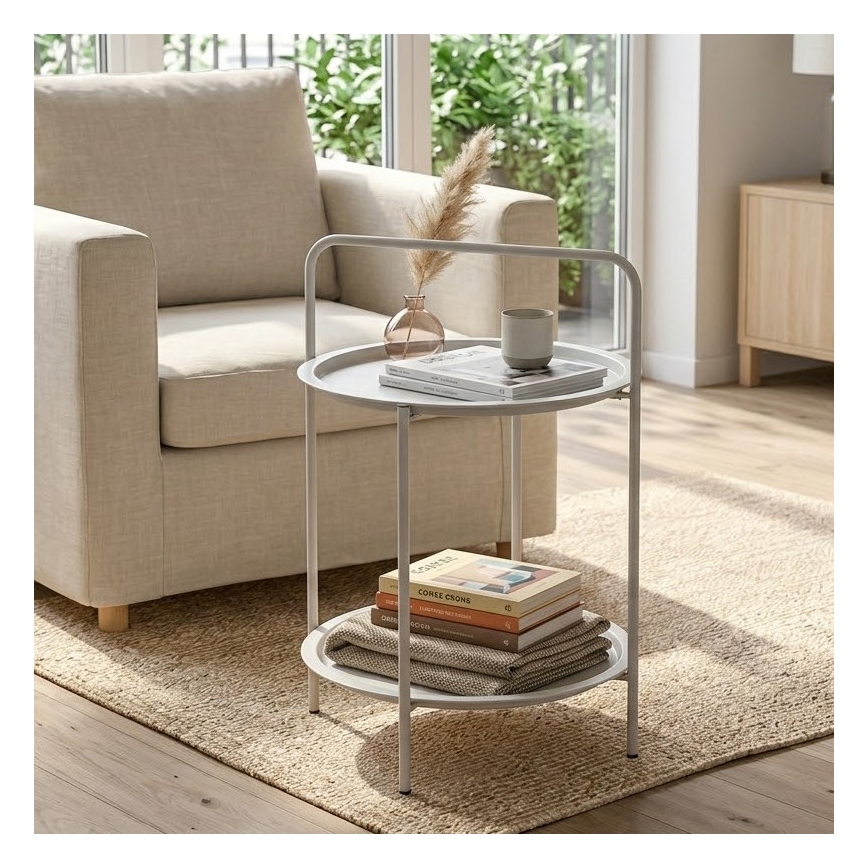 Couchtisch HAGE 50x66 cm weiß