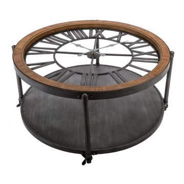 Couchtisch mit Uhr CHRONO 89,5x47 cm 1xAA