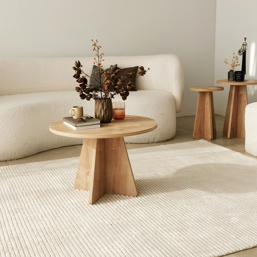 Couchtisch MUSHROOM 40x60 cm Saphir-Eiche