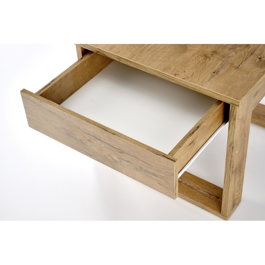 Couchtisch mit Schublade NEA 52x60 cm Eiche Wotan