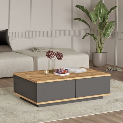Couchtisch NEL Kiefer/Anthrazit