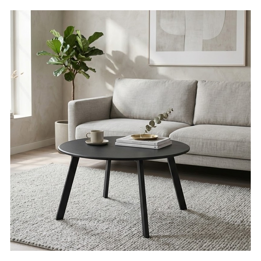 Couchtisch REVE 40x70 cm schwarz