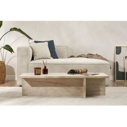 Couchtisch VERUM 120x45 cm beige