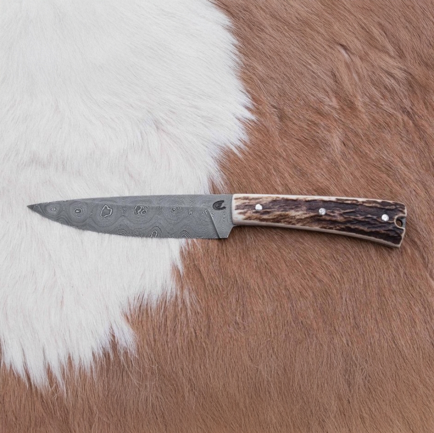 Couteau de chasse 12 cm bois de cerf