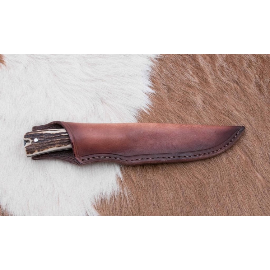 Couteau de chasse 12 cm bois de cerf
