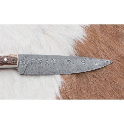 Couteau de chasse 12 cm bois de cerf