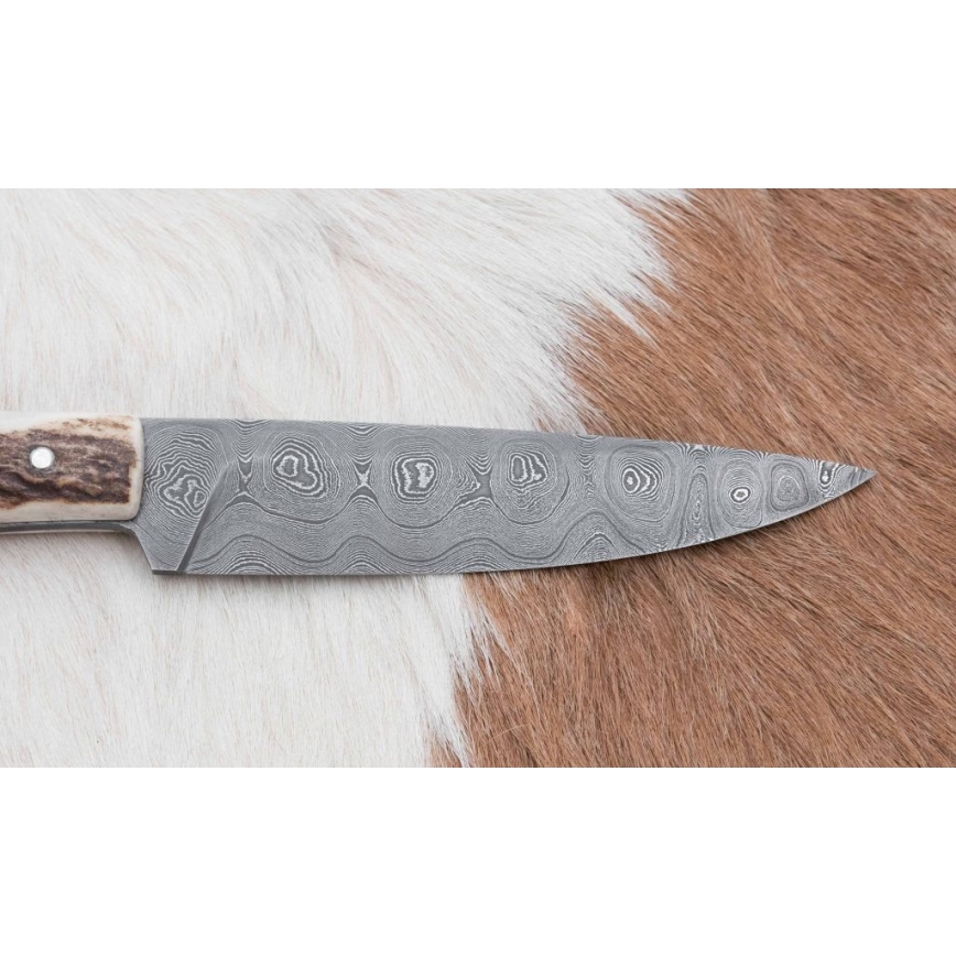 Couteau de chasse 12 cm bois de cerf