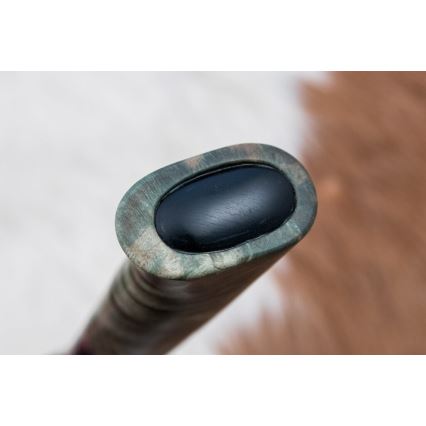 Couteau en acier de Damas unique 11,6 cm érable/ébène